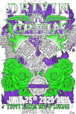 Drivin N Cryin Sanford Florida 2025 40th Anniversary Tour On June 25 2025 At Tuffy’s Music Box And Lounge Shirt