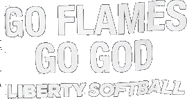 Go Flames Go God Liberty Softball Shirt