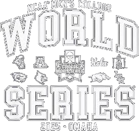 College World Series 2025 Ncaa Baseball 8-team Omaha Shirt