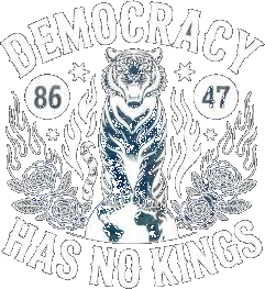 Democracy Has No Kings Anti Trump No Kings In America Shirt