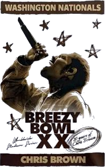 Washington Nationals Breezy Bowl Xx Chris Brown Shirt