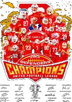 Defenders Champions United Football League Signatures Shirt