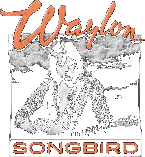 Waylon Jennings Songbird Album Shirt
