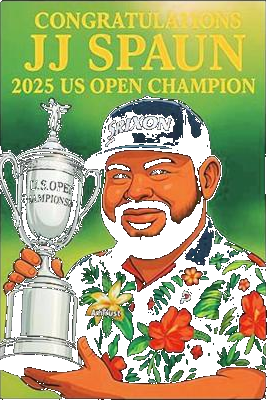 Congratulations To Jj Spaun The 2025 Us Open Champions At Oakmont Trophy Shirt