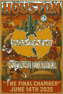 Wu Tang Clan Forever The Final Chamber June 14th 2025 Houston Tx Shirt