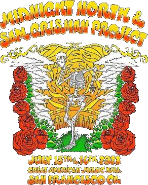 Midnight North And Sam Grisman Project July 15th 16th 2023 Great American Music Hall San Francisco Ca Shirt