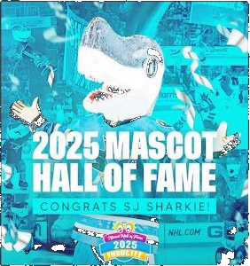 San Jose Sharks Mascot Hall Of Fame Congrats Sj Sharkie 2025 Shirt