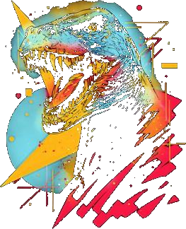 Synthwave Tyrannosaurus Rex Shirt