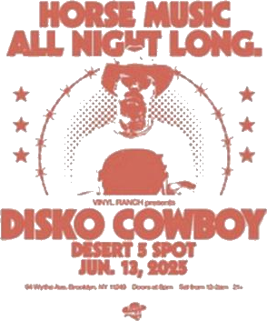 Disko Cowboy Horse Music All Night Long June 13 2025 Shirt