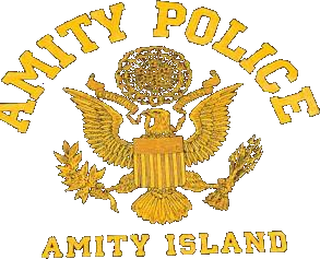 Amity Police Amity Island Logo Eagle Shirt