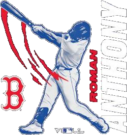 Boston Red Sox Roman Anthony Graphic Player Black Shirt