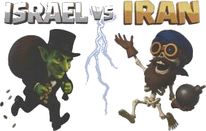 Israel Vs Iran Clash Of Clans Goblin Bomber Shirt