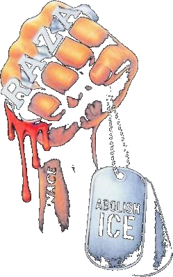 Raza Abolish Ice Hand Shirt