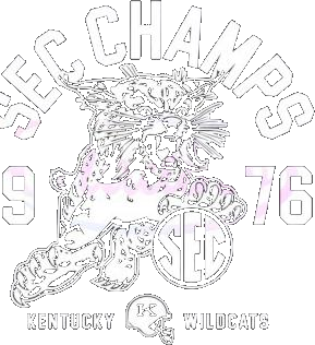 Kentucky Wildcats Football 1976 Sec Champs Shirt