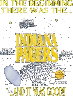 1994 Indiana Pacers In The Beginning There Was The And It Was Good Shirt