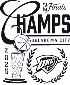 Nba Finals Champs Oklahoma City Thunder 2025 Shirt