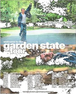 Zucker Welcome To The Garden State Tour 2025 Dates Shirt