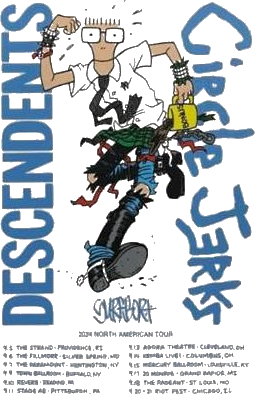 Descendents And Circle Jerks North American Tour 2024 Shirt