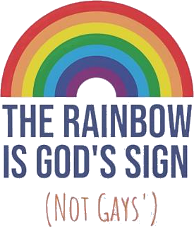 The Rainbow Is God's Sign Not Gays' Shirt