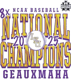 Lsu Tigers 8x Ncaa Baseball National Champions Geauxmaha 2025 Shirt