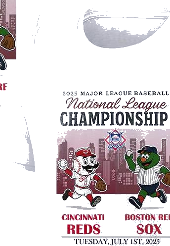 Cincinnati Reds Vs Boston Red Sox 2025 Mlb National Championship Mascots Shirt