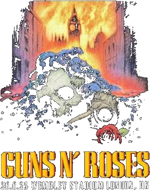 Guns N' Roses 26 June 2025 Wembley Stadium London, Uk Skull Shirt